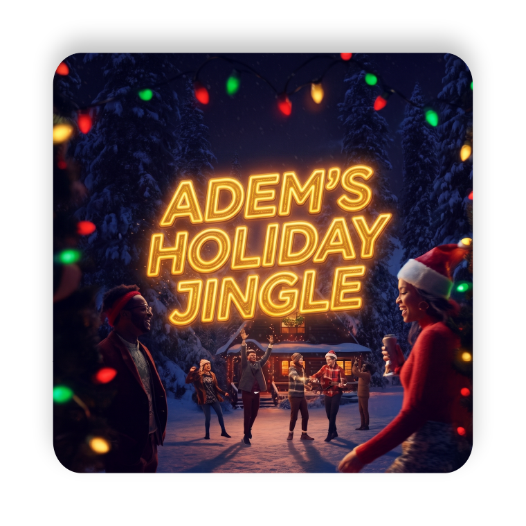 Your holiday album cover